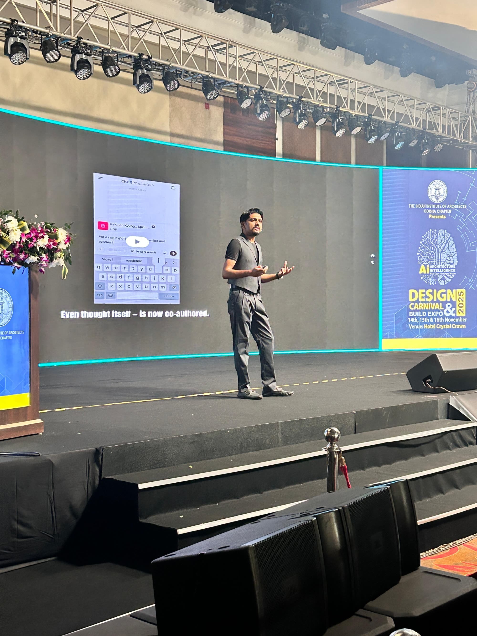 Rituals of Intelligence — Designing with AI, Beyond Form and Function — IIA Orissa Chapter, Bhubaneswar, Odisha
