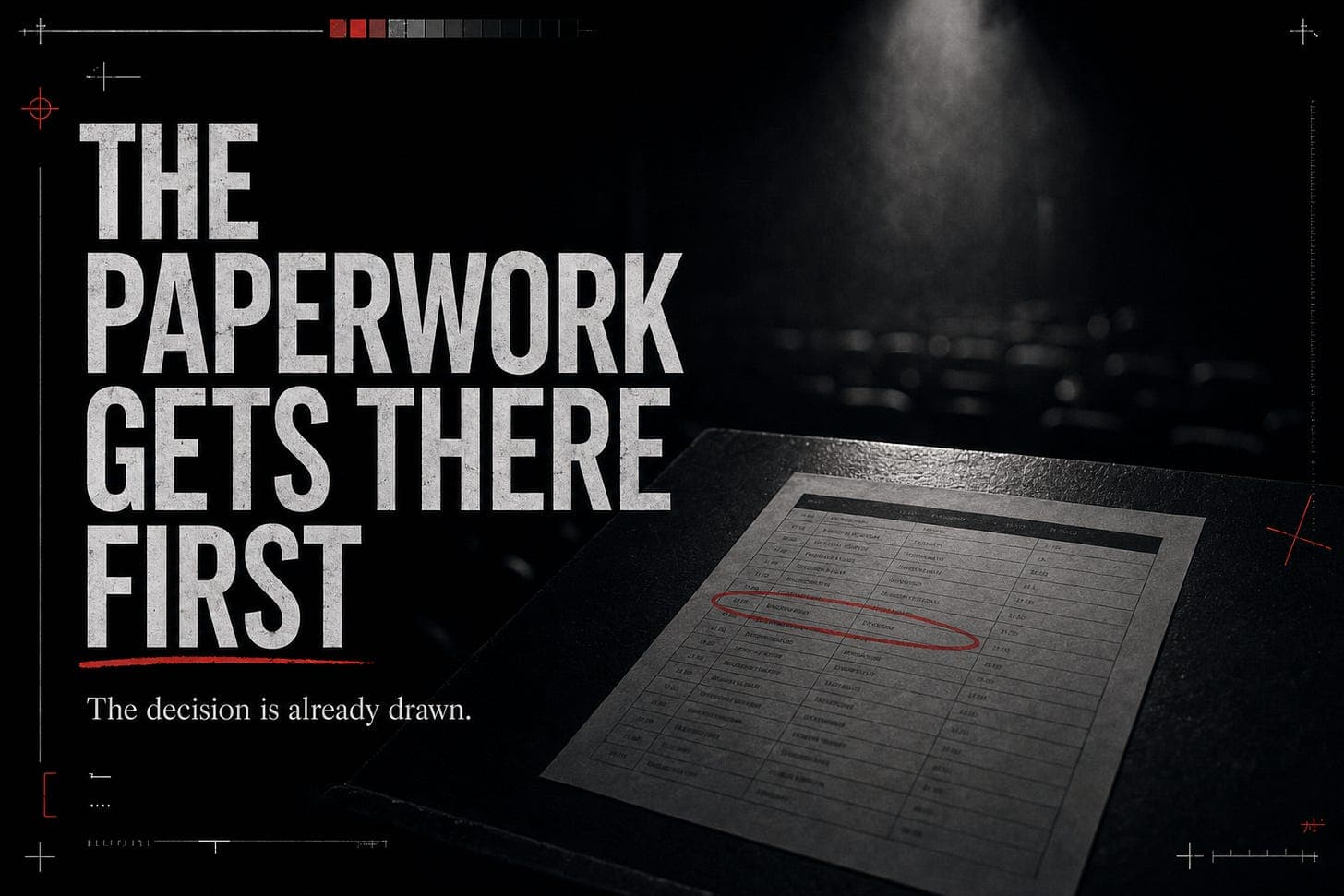 The Paperwork Gets There First — Essay from RBDS AI Lab